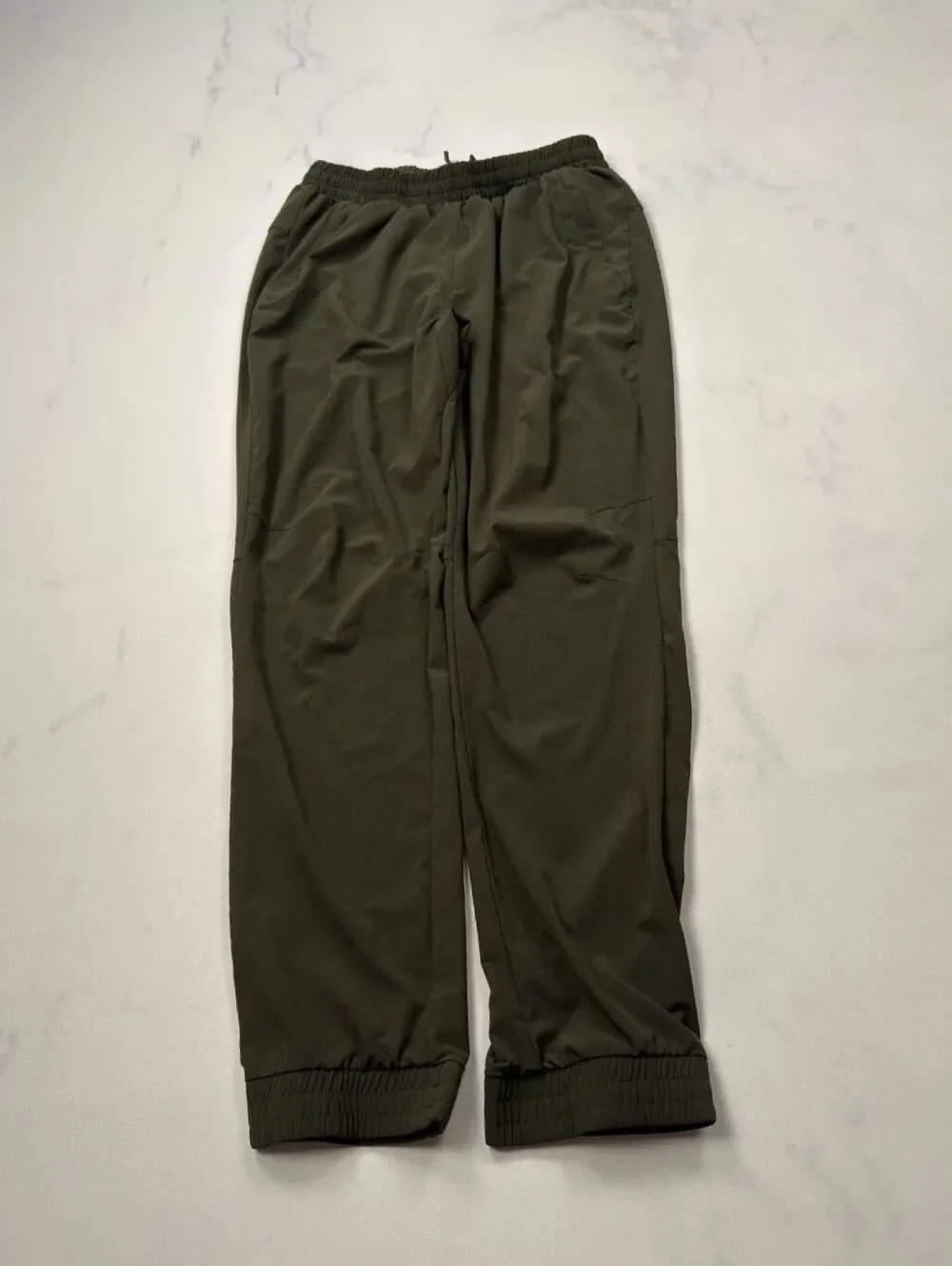 All In Motion Olive Green Jogger Pants Relaxed Fit Elastic Waist - Boys XL